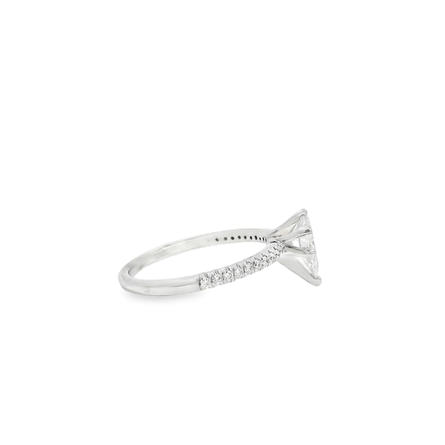 14k White Gold 0.70ct GIA Certified Diamond Engagement Ring