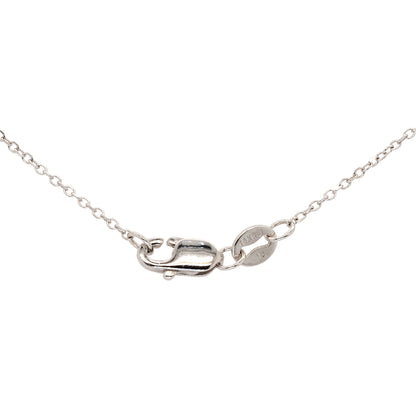 14k White Gold 0.36ctw KC Designs Evil Eye Hamsa Pendant Necklace