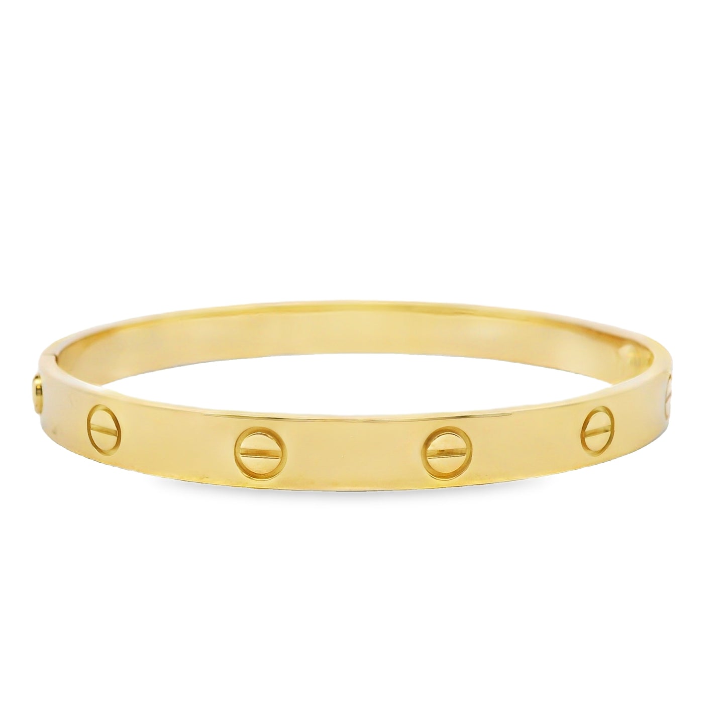 Cartier 18k Yellow Gold Love Bangle Bracelet