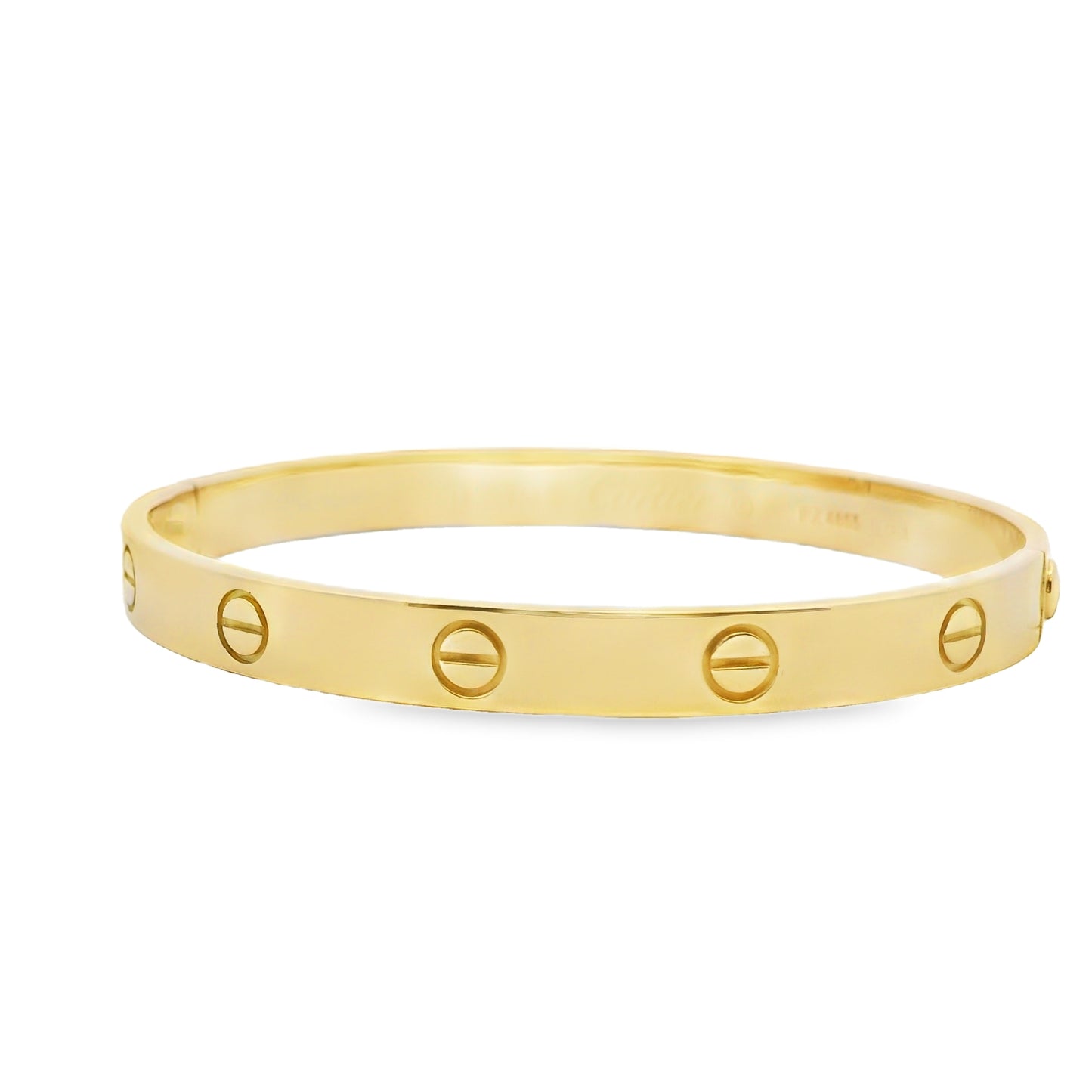 Cartier 18k Yellow Gold Love Bangle Bracelet