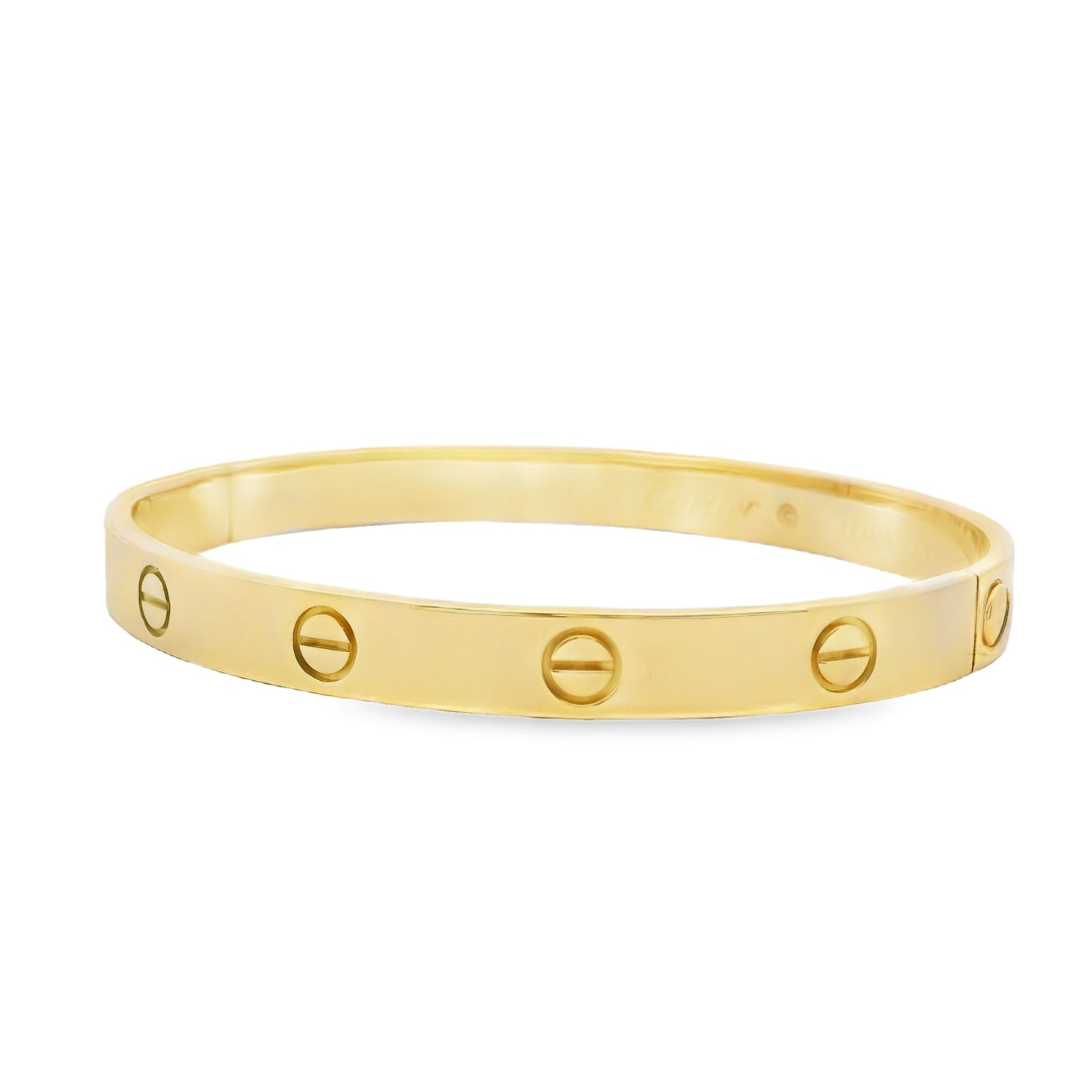 Cartier 18k Yellow Gold Love Bangle Bracelet