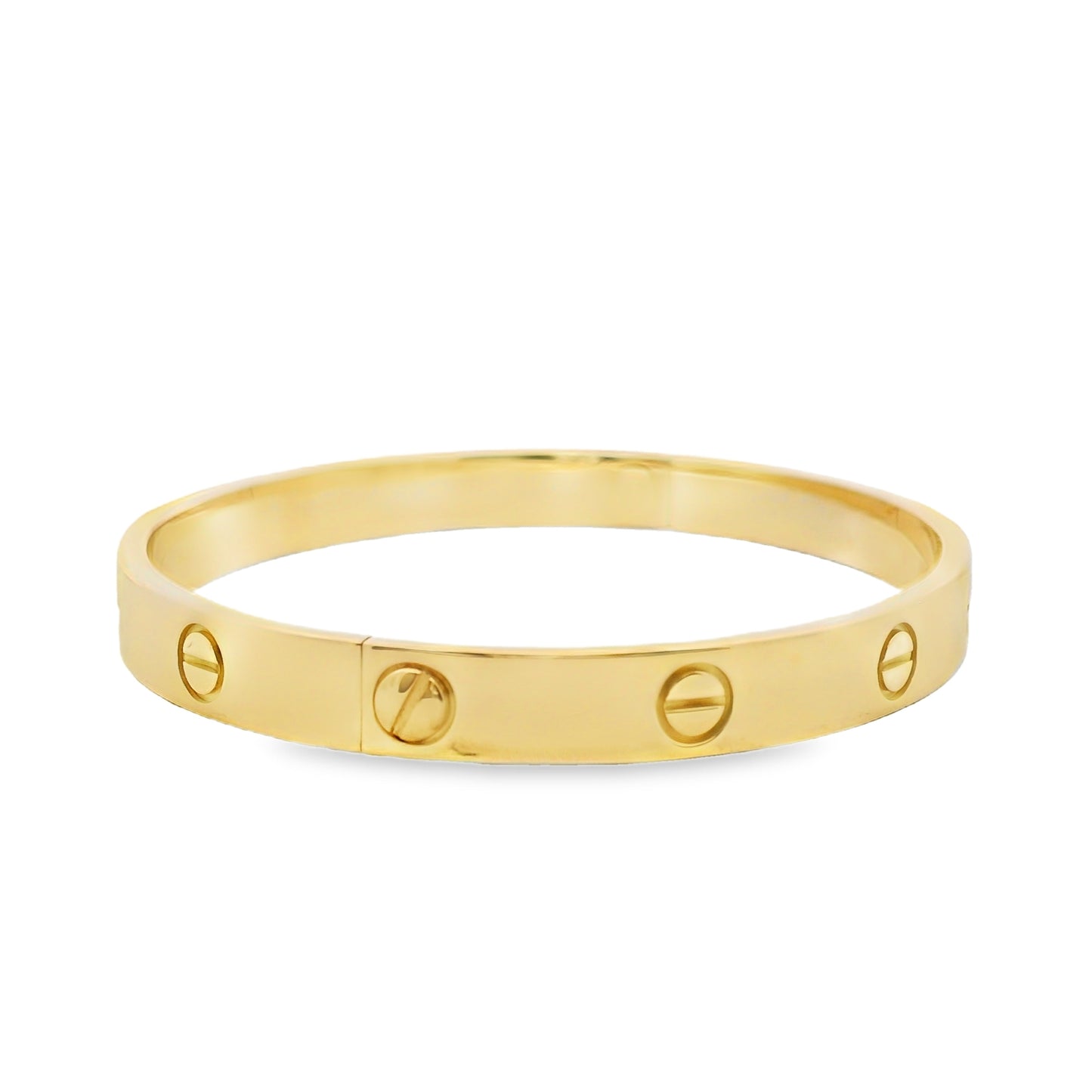 Cartier 18k Yellow Gold Love Bangle Bracelet