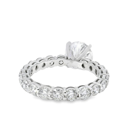 18k White Gold 2.02ct Round Brilliant Natural Diamond Engagement Ring