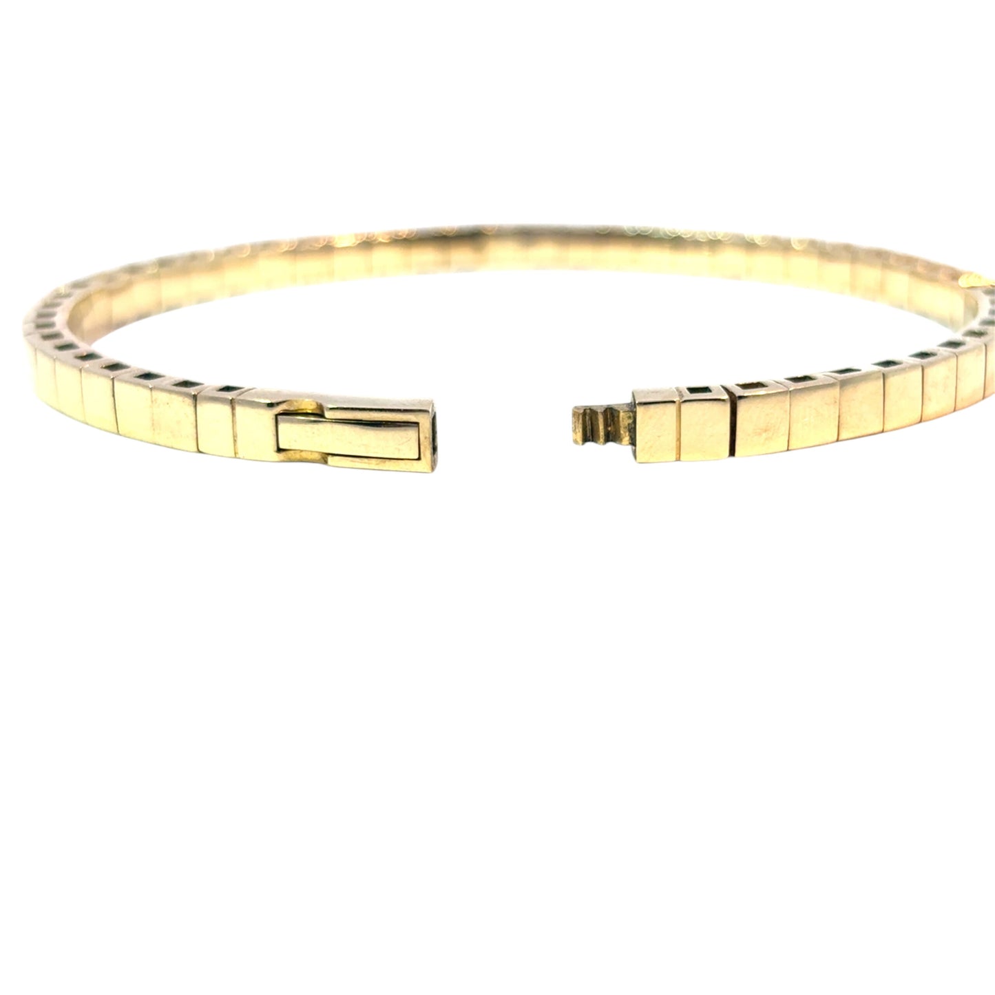 14k Yellow Gold 6.5ctw Diamond Set Bangle Bracelet