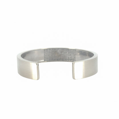 18k White Gold Diamond Cuff Set with 0.80ctw of Natural Diamonds