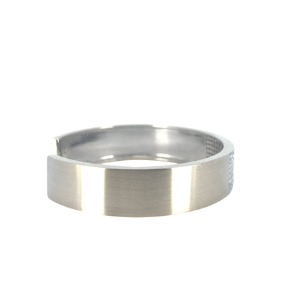 18k White Gold Diamond Cuff Set with 0.80ctw of Natural Diamonds