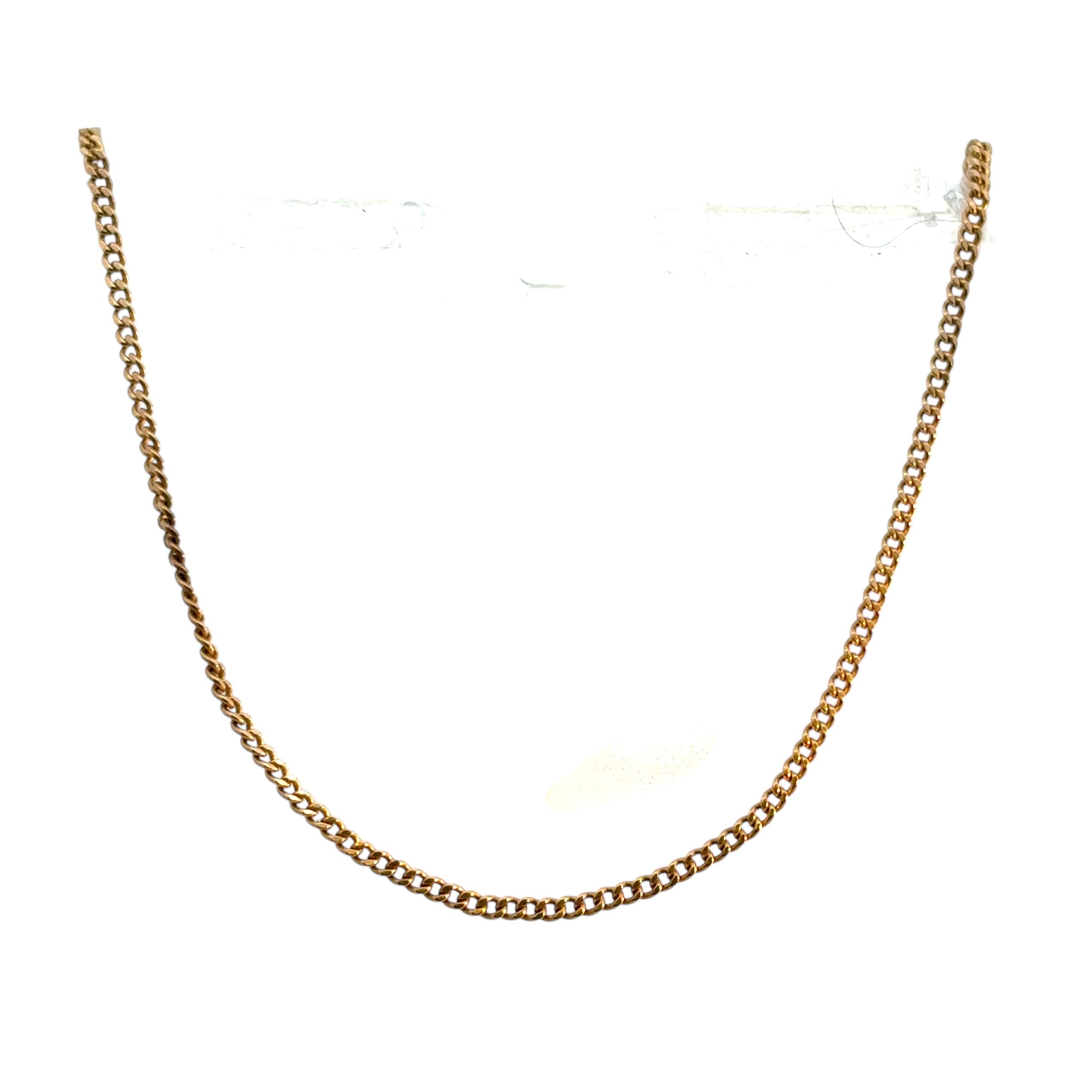 Vintage 14k Yellow Gold Link Chain Necklace