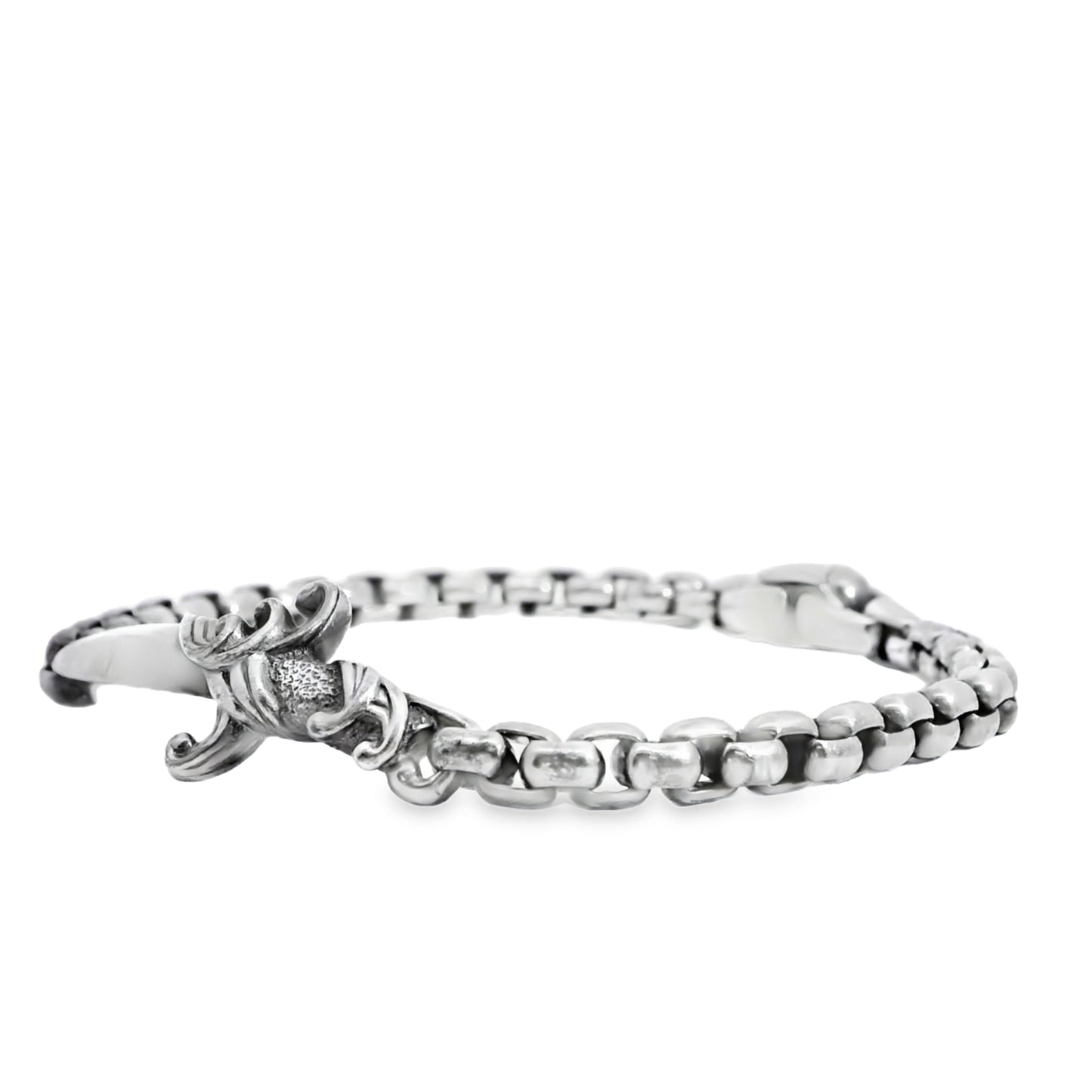 David Yurman Sterling Silver Waves Dagger Bracelet