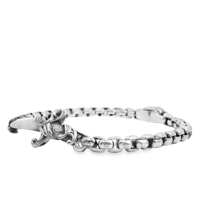 David Yurman Sterling Silver Waves Dagger Bracelet