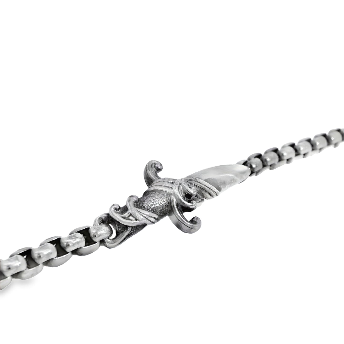 David Yurman Sterling Silver Waves Dagger Bracelet