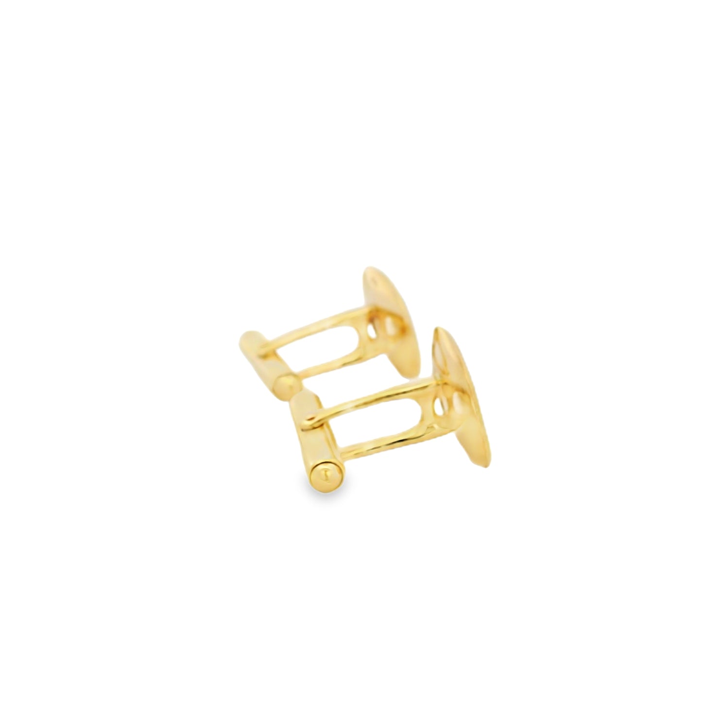 14k Yellow Gold Cone 0.75ct Diamond Cufflinks