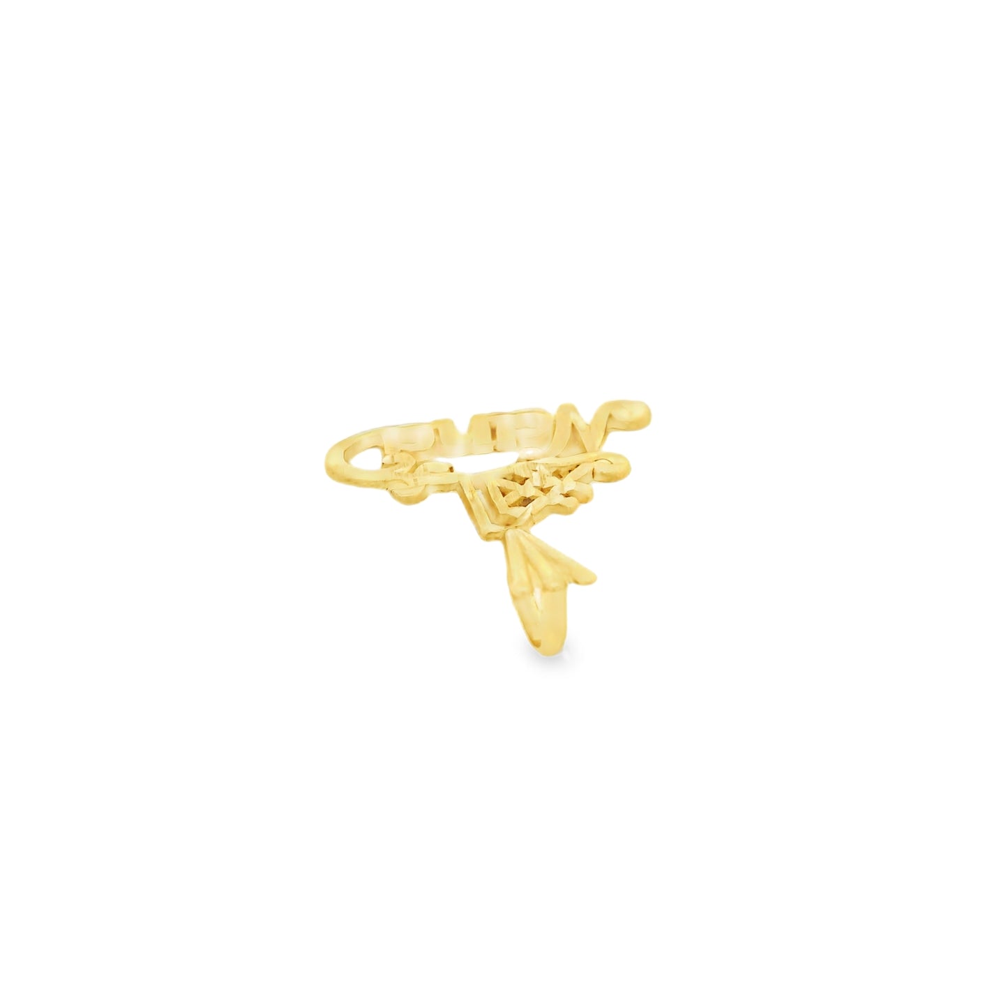 14k Yellow Gold "#1 Nana" Pendant