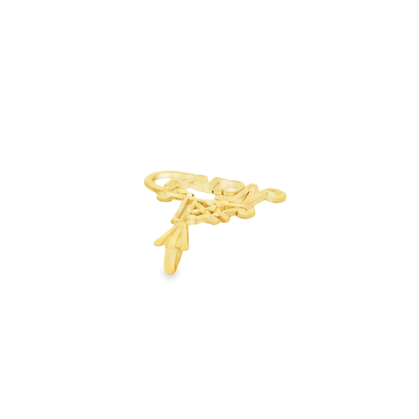 14k Yellow Gold "#1 Nana" Pendant