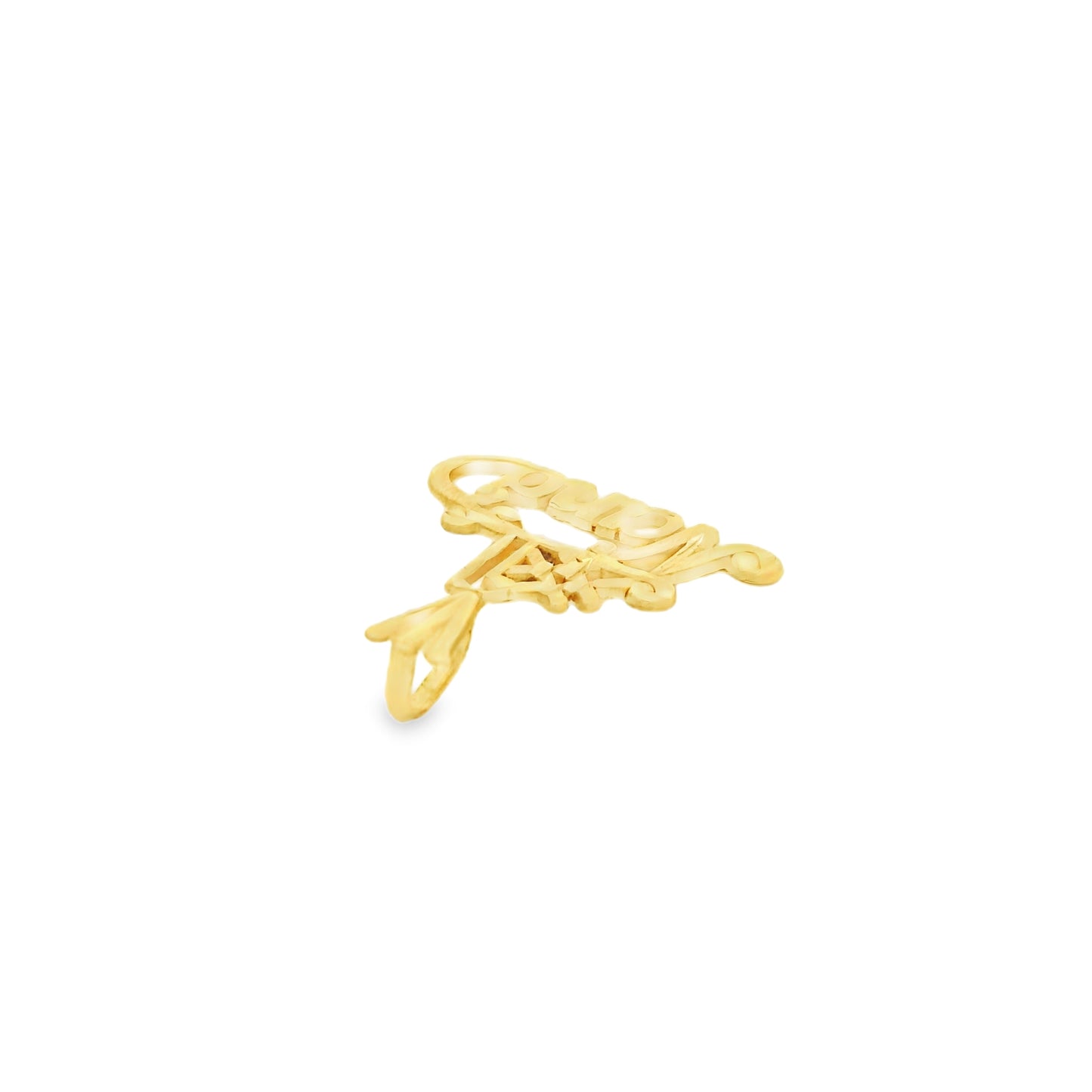 14k Yellow Gold "#1 Nana" Pendant