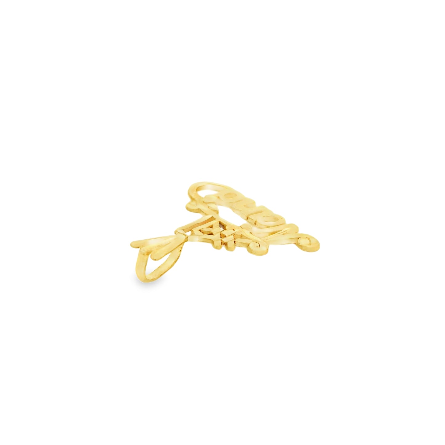 14k Yellow Gold "#1 Nana" Pendant