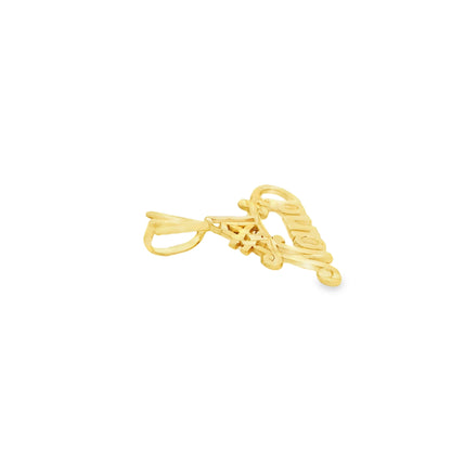 14k Yellow Gold "#1 Nana" Pendant