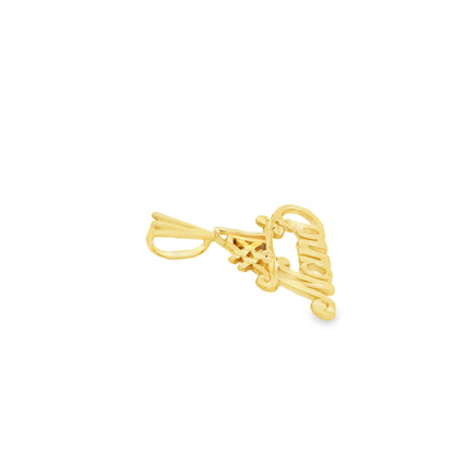 14k Yellow Gold "#1 Nana" Pendant