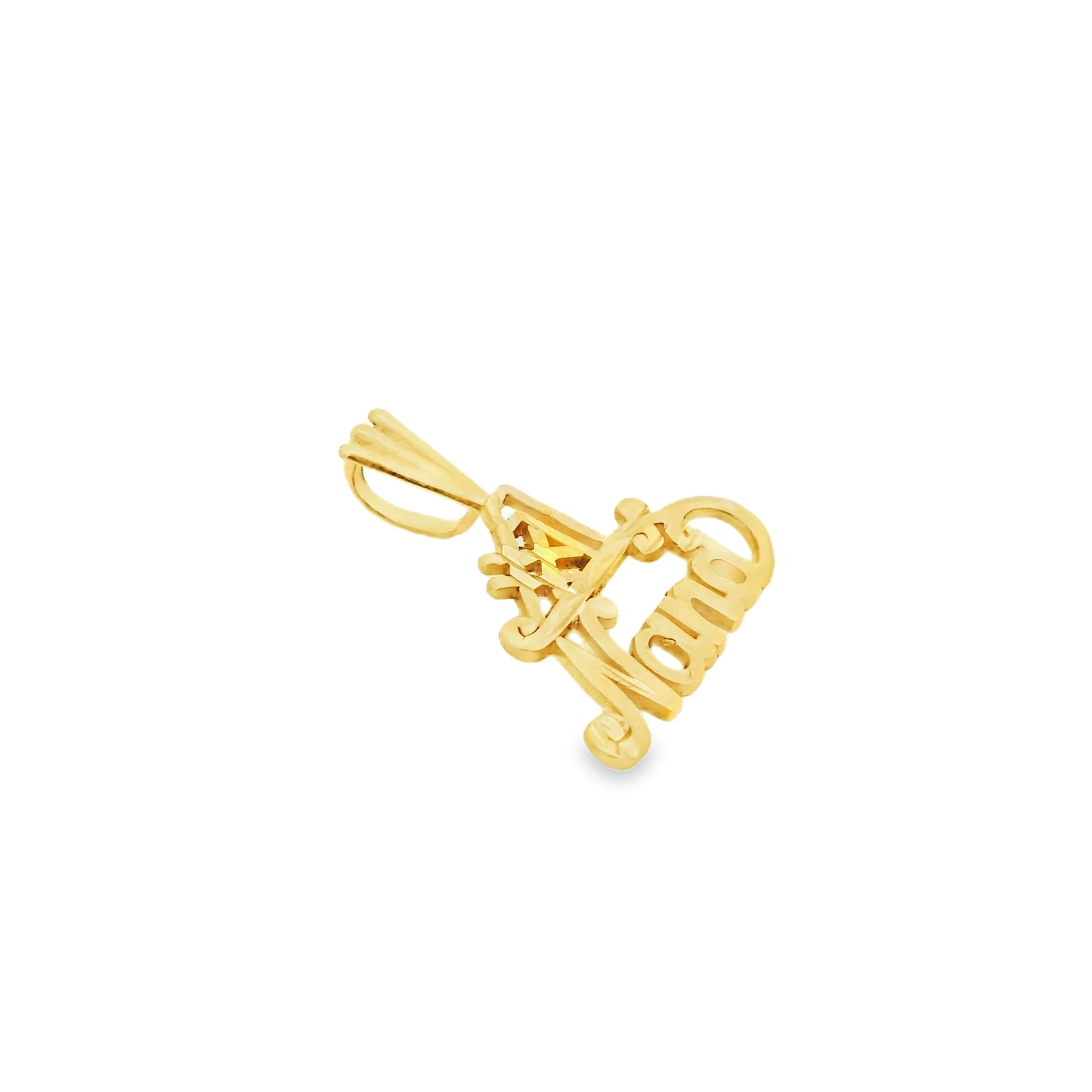 14k Yellow Gold "#1 Nana" Pendant