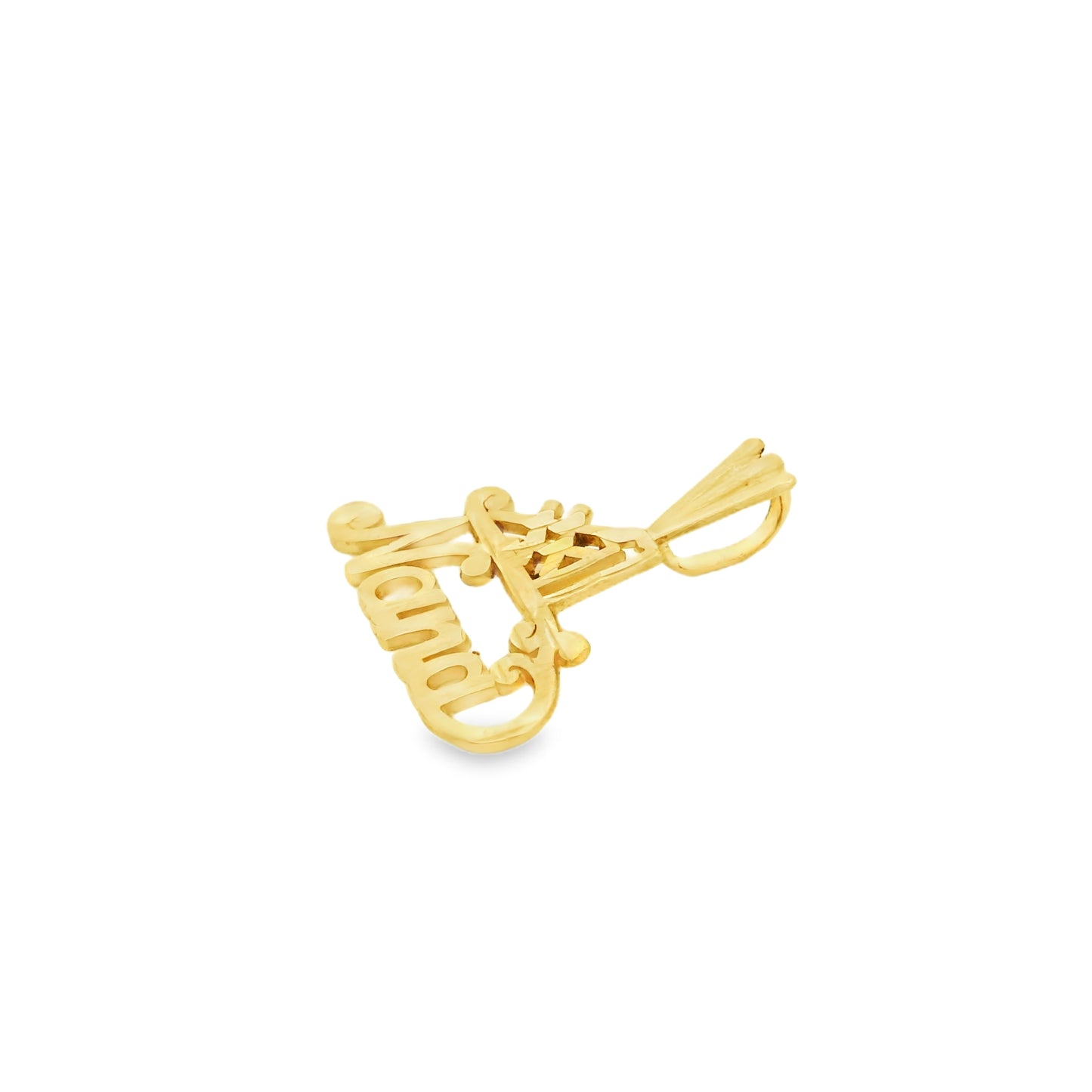 14k Yellow Gold "#1 Nana" Pendant