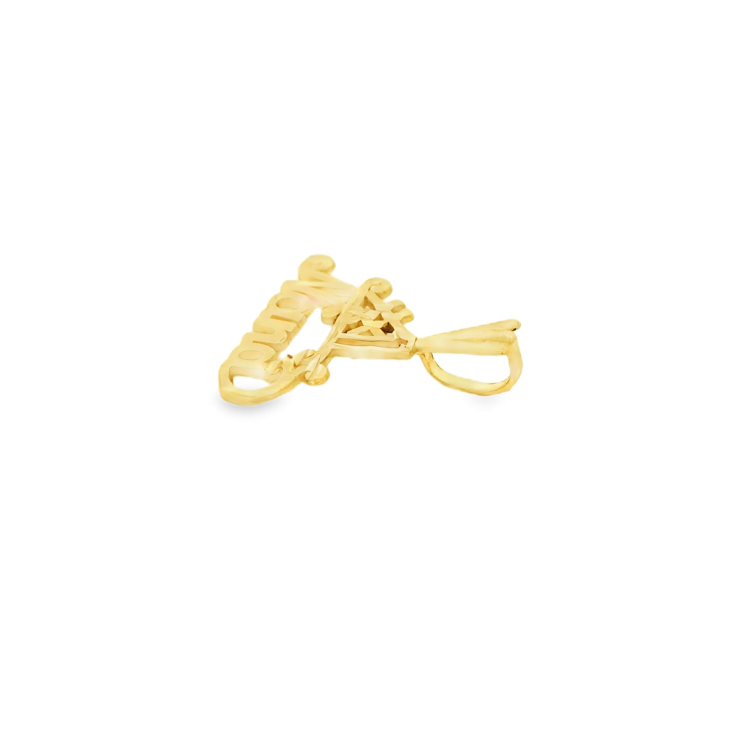 14k Yellow Gold "#1 Nana" Pendant