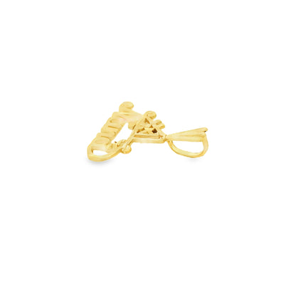 14k Yellow Gold "#1 Nana" Pendant