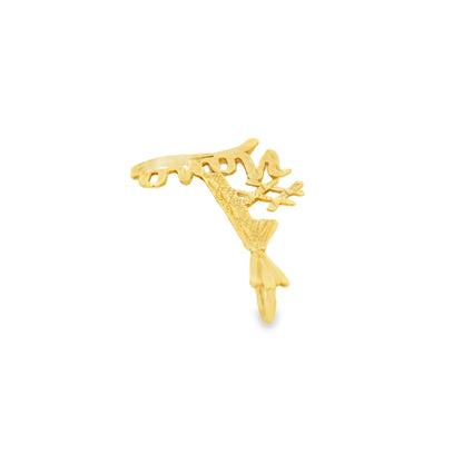 14k Yellow Gold "#1 Nana" Pendant