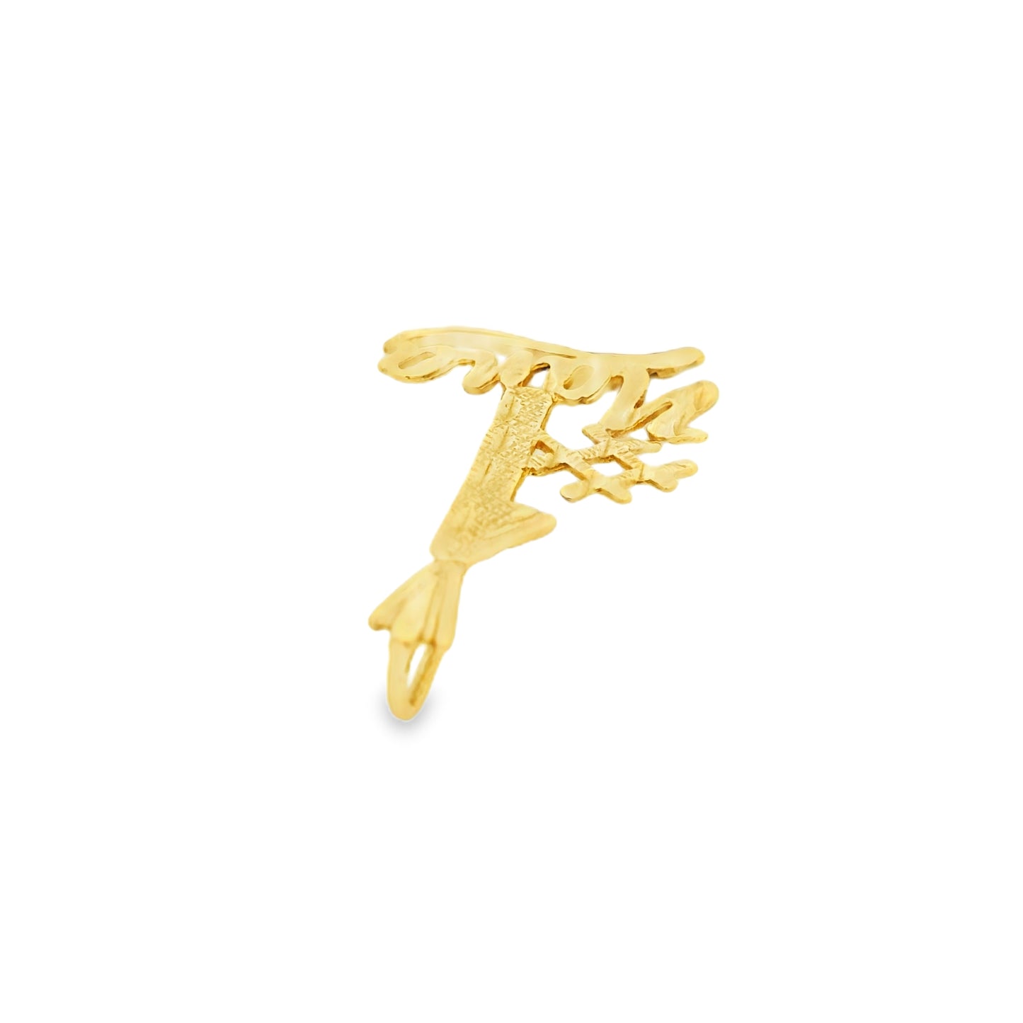14k Yellow Gold "#1 Nana" Pendant