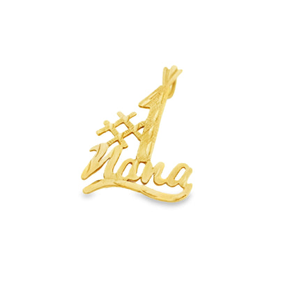 14k Yellow Gold "#1 Nana" Pendant