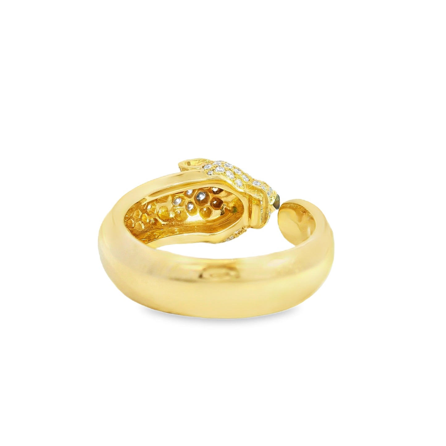 Cartier 18k Yellow Gold Diamond Panthére De Cartier Ring