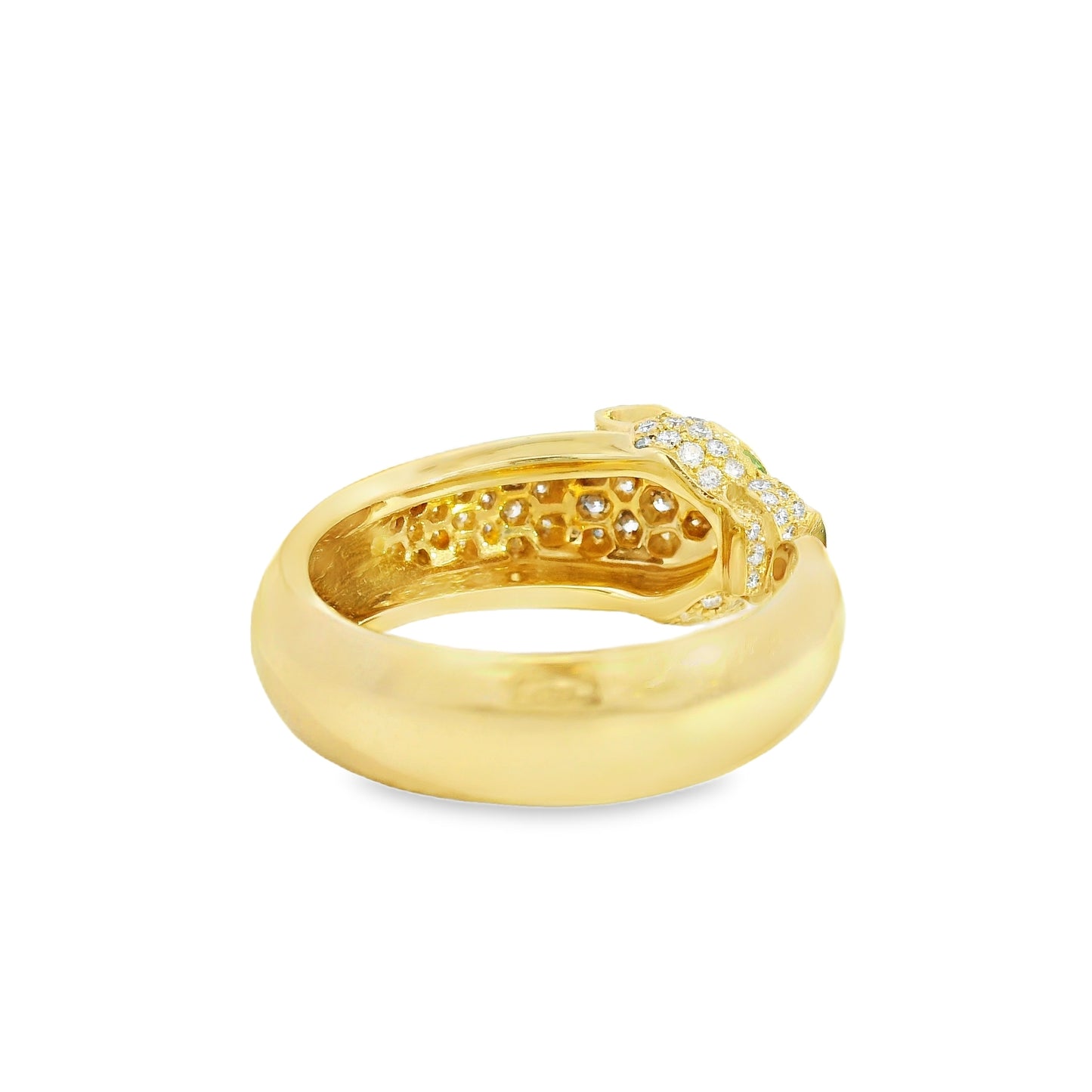 Cartier 18k Yellow Gold Diamond Panthére De Cartier Ring