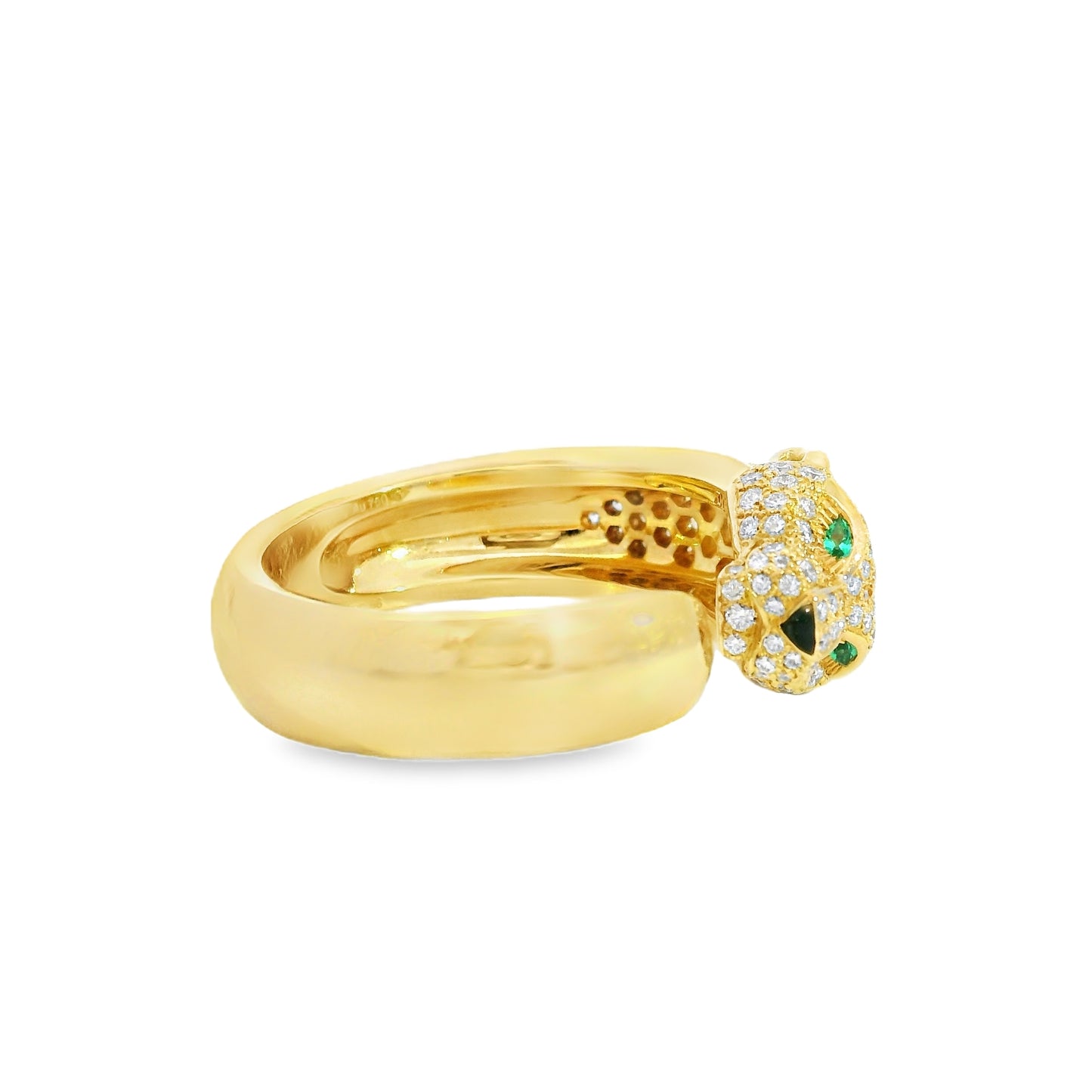 Cartier 18k Yellow Gold Diamond Panthére De Cartier Ring