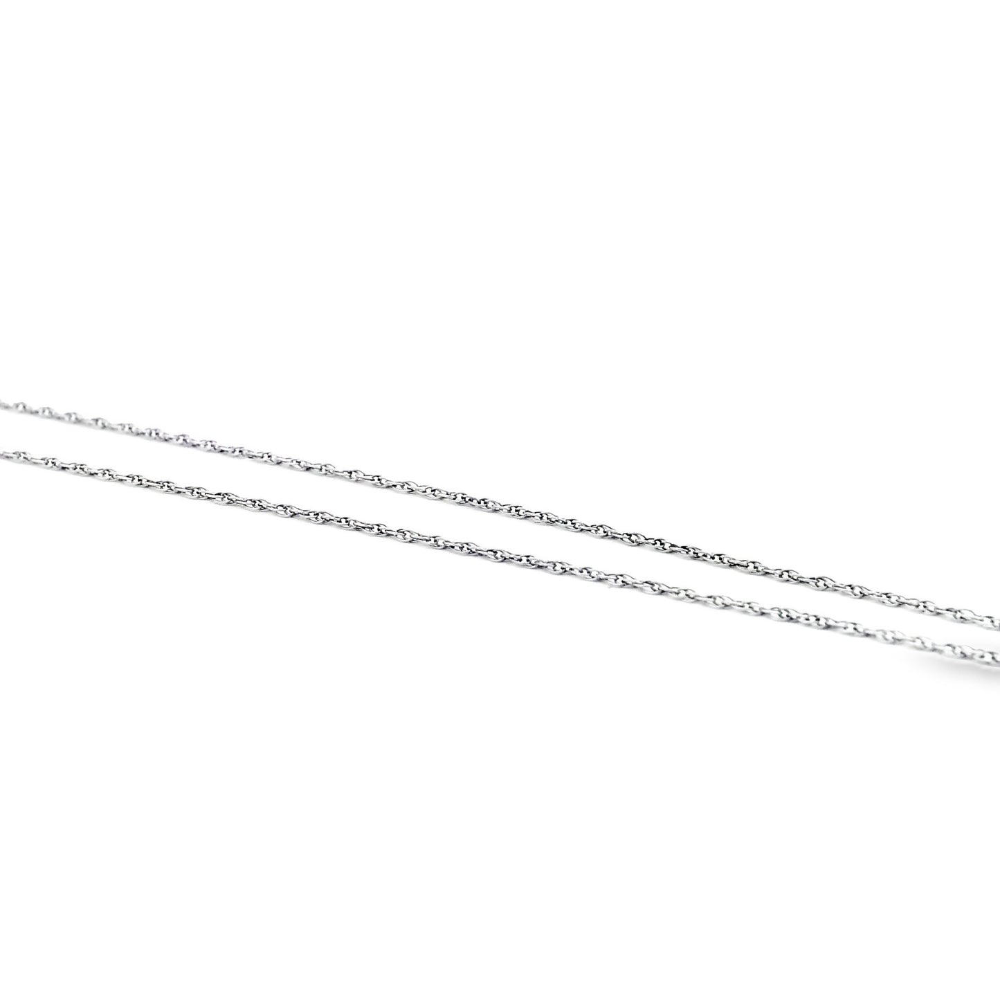 18k White Gold 0.57ctw Hamsa Hand Necklace