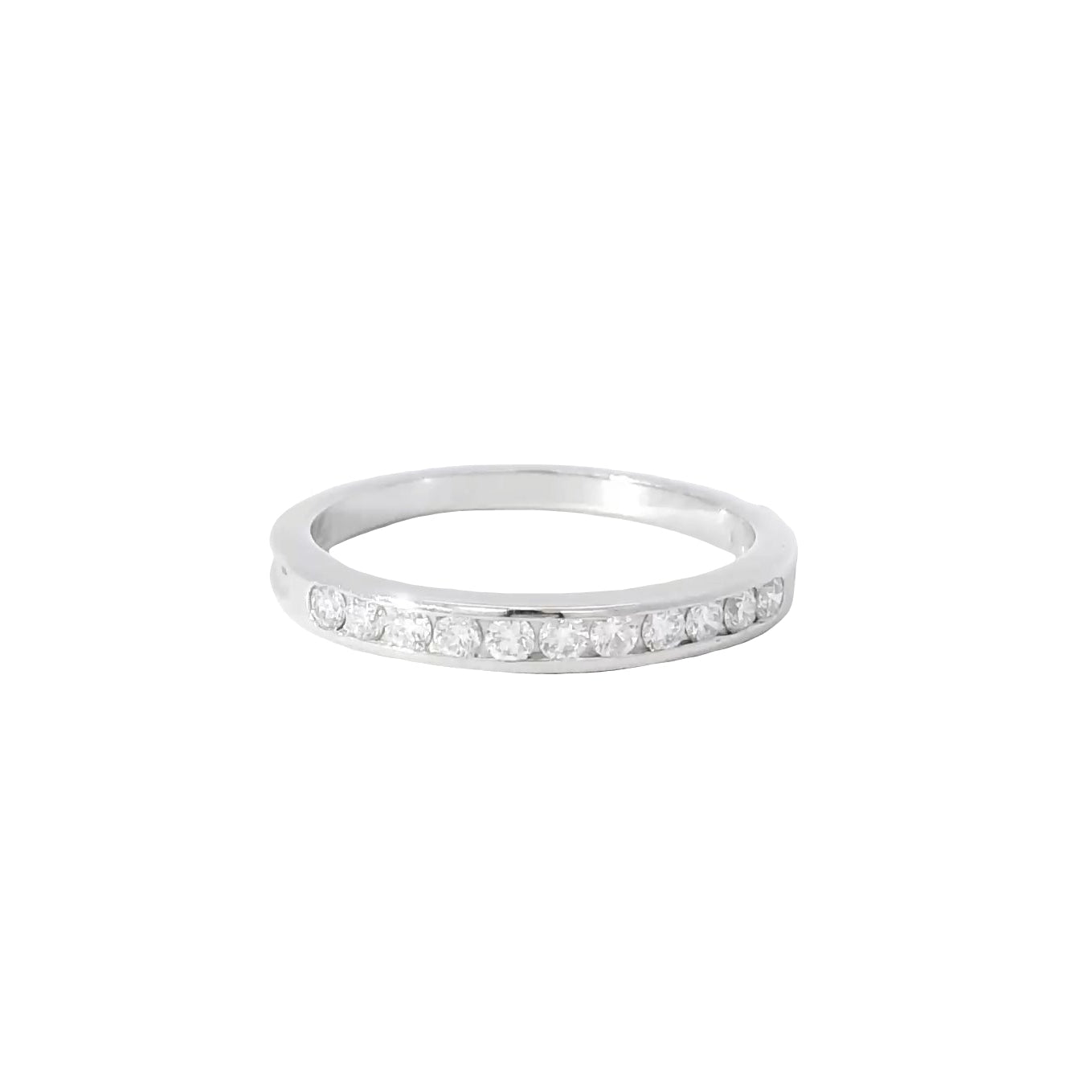 Tiffany & Co. Platinum 0.22ctw Diamond Band