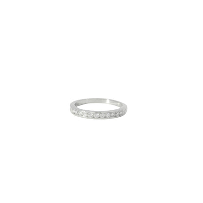 Tiffany & Co. Platinum 0.22ctw Diamond Band