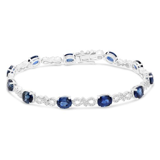 Oval Sapphire Bracelet — view 1