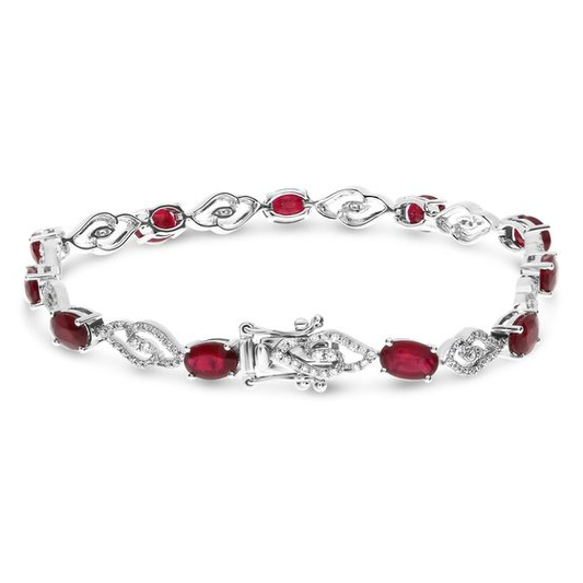 Oval Ruby Bracelet — view 2