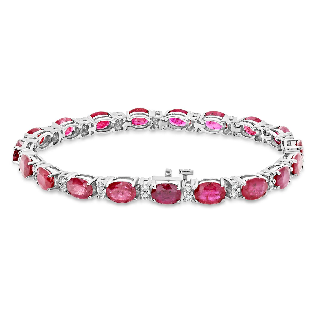 Oval Ruby Bracelet — view 1