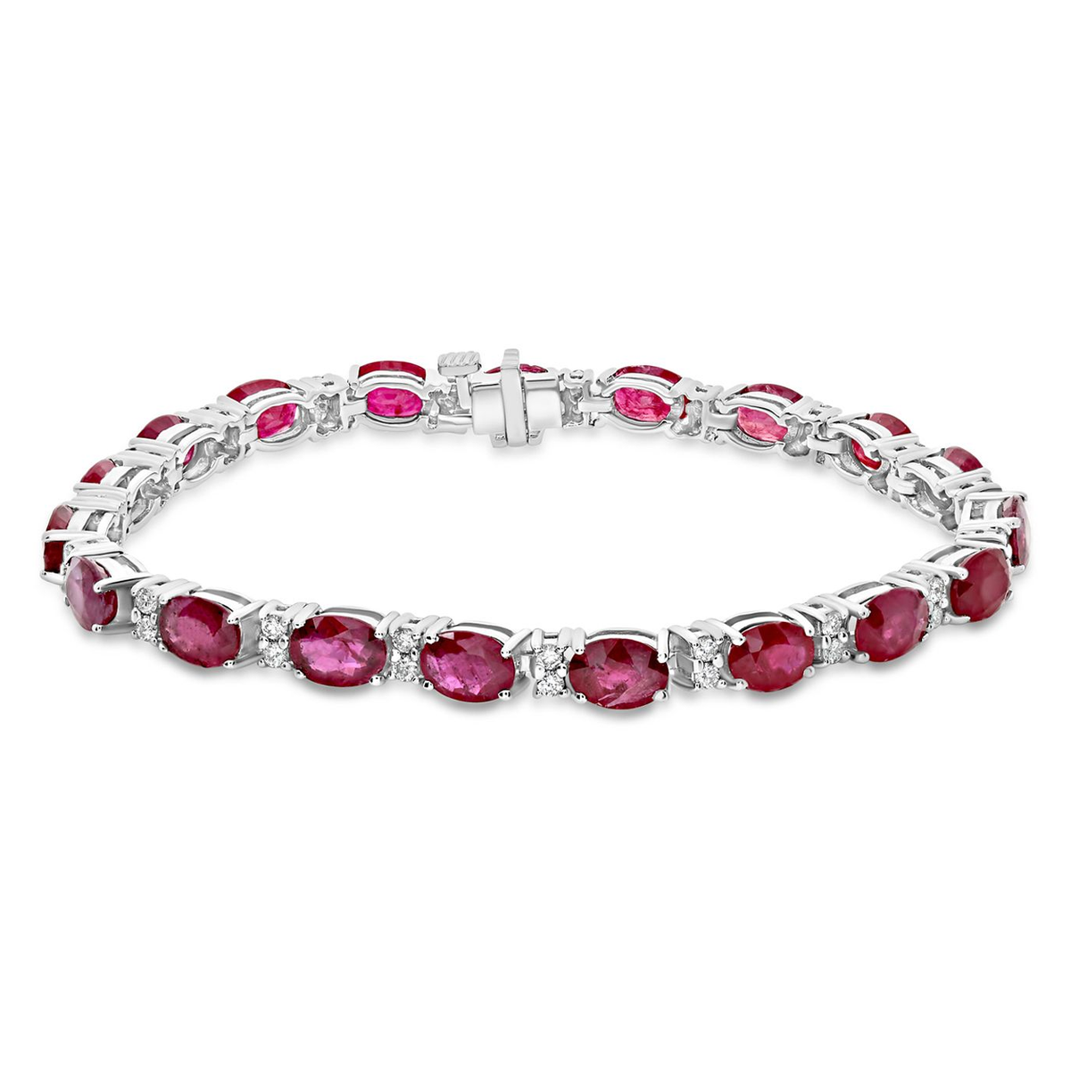 Oval Ruby Bracelet — view 2
