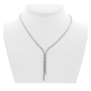 Round Diamond Necklace — view 2