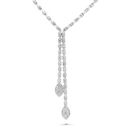 Round Diamond Necklace — view 3