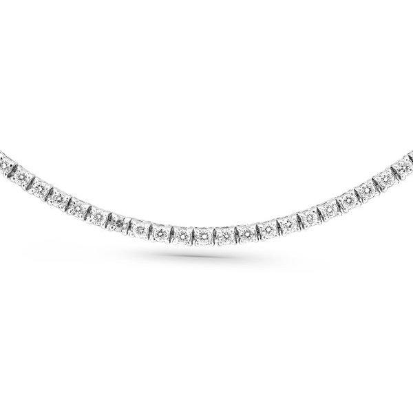 Round Diamond Necklace — view 2