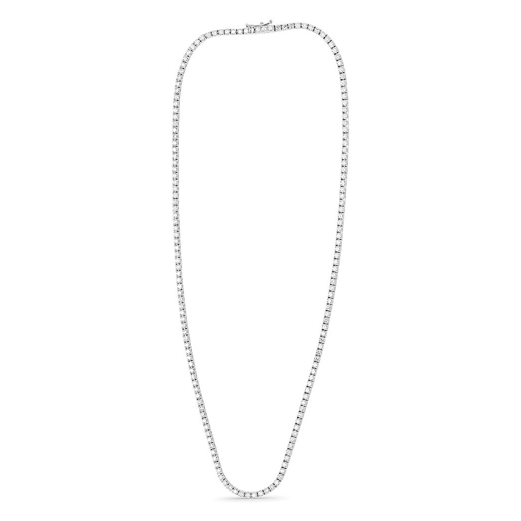 Round Diamond Necklace — view 1