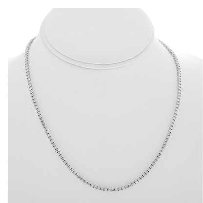 Round Diamond Necklace — view 3