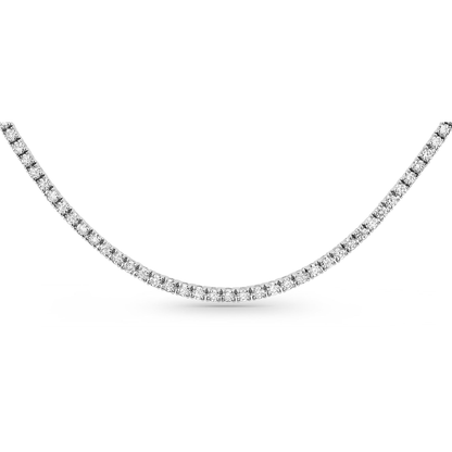 Round Diamond Necklace — view 2
