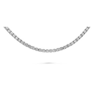 Round Diamond Necklace — view 3