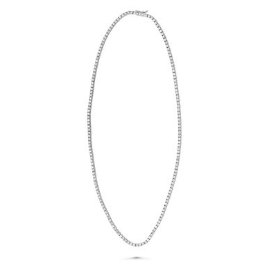Round Diamond Necklace — view 1