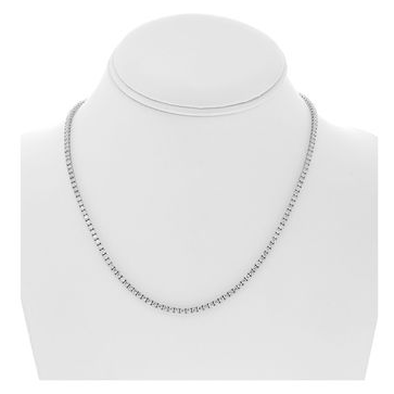 Round Diamond Necklace — view 2