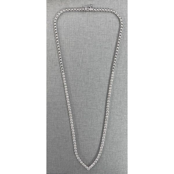 Round Diamond Necklace — view 1