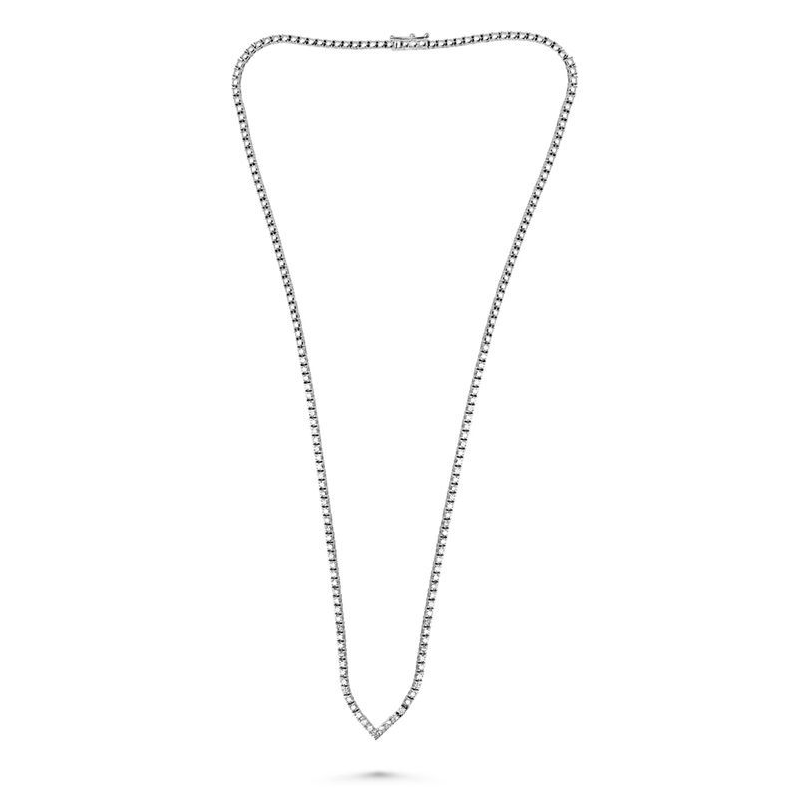 Round Diamond Necklace — view 1