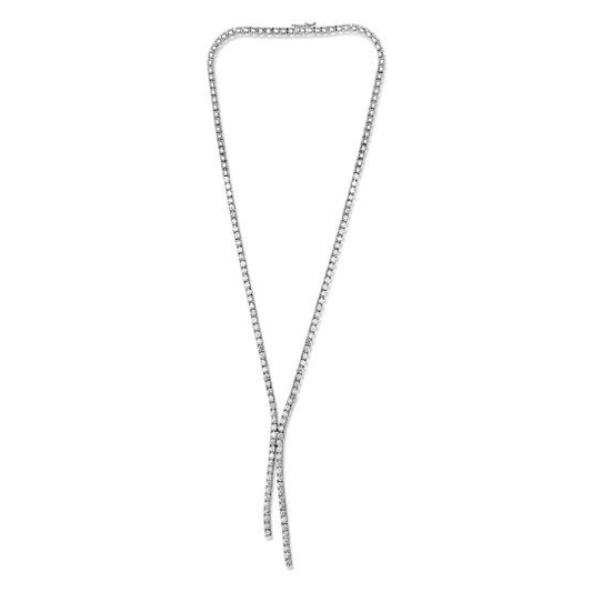 Intertwining Diamond Necklace — view 1
